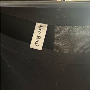 Leo Rosi Black off shoulder top/ light sweater